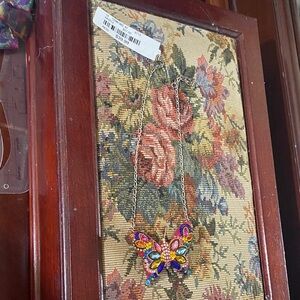 Colorful Butterfly Pendant Necklace